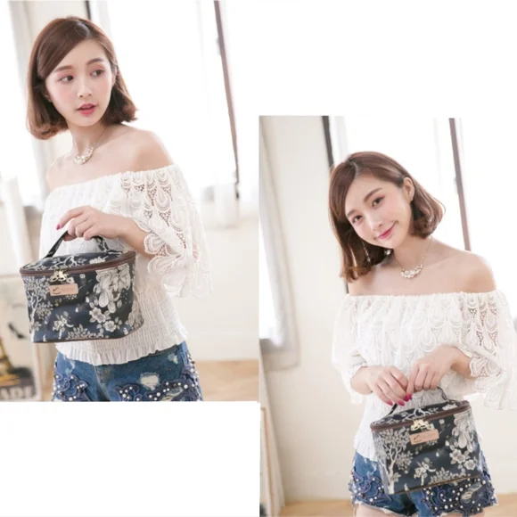 Waterproof Corgi Travel Makeup Cosmetic Bag - Picture 4 of 8